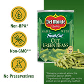 Del Monte Cut Green Beans, 14.5 oz., 8 pk