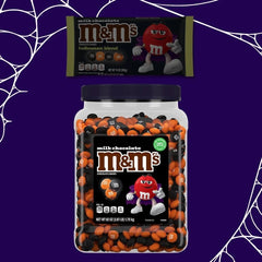 M & M'S Peanut Milk Chocolate Halloween Candy, 62 oz.