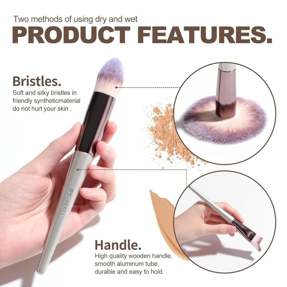 BS-MALL Makeup Brush Set 18 Pcs Premium Synthetic Foundation Powder Concealers