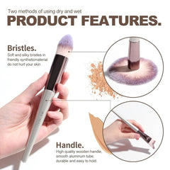 BS-MALL Makeup Brush Set 18 Pcs Premium Synthetic Foundation Powder Concealers