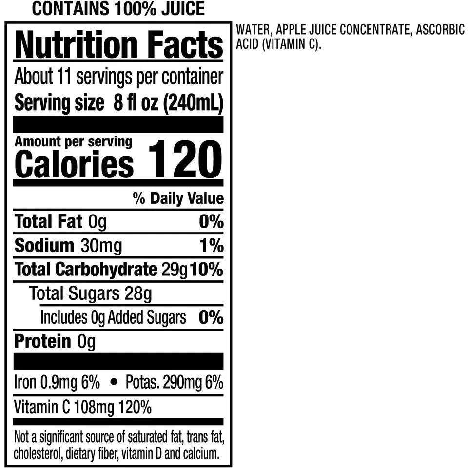 Mott's 100% Apple Juice - 2/86 Ounce bottles