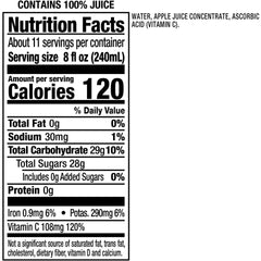 Mott's 100% Apple Juice - 2/86 Ounce bottles