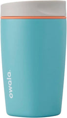 Owala SmoothSip Slider Insulated Stainless Steel Coffee Tumbler, Reusable Ice