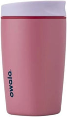 Owala SmoothSip Slider Insulated Stainless Steel Coffee Tumbler, Reusable Ice