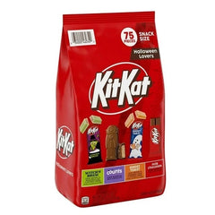KIT KAT Variety Pack Snack Size Chocolate Halloween KIT KAT VarietCandy, 75 pcs.